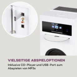 Karaboom 100 Wifi Turmlautsprecher Internetradio DAB+ BT 120W Weiß 13 Karaboom 100 Wifi Turmlautsprecher Internetradio DAB+ BT 120W Weiß -Haushaltsgeräte Förderung 10033150 de 0004 logo