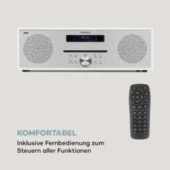 Silver Star CD-DAB 2x20W Max. Slot-In CD-Player DAB+ BT Alu Weiß -Haushaltsgeräte Förderung 10033163 de 0003 logo