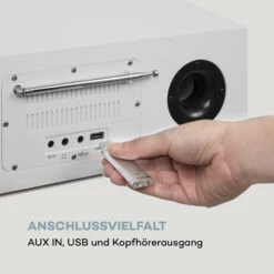 Silver Star CD-DAB 2x20W Max. Slot-In CD-Player DAB+ BT Alu Weiß -Haushaltsgeräte Förderung 10033163 de 0006 logo