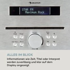 Silver Star CD-DAB 2x20W Max. Slot-In CD-Player DAB+ BT Alu Weiß -Haushaltsgeräte Förderung 10033163 de 0007 logo