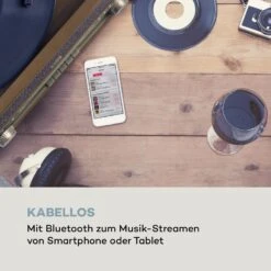 Belle Epoque 1910 Retro-Stereoanlage Plattenspieler CD Lautsprecher -Haushaltsgeräte Förderung 10033179 de 0003 logo