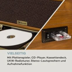 Belle Epoque 1910 Retro-Stereoanlage Plattenspieler CD Lautsprecher -Haushaltsgeräte Förderung 10033179 de 0007 logo