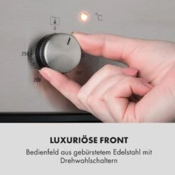 Kalahari Elektrischer Einbaubackofen 2300W 7 Funktionen Schwarz -Haushaltsgeräte Förderung 10033187 de 0004 logo