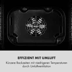 Kalahari Elektrischer Einbaubackofen 2300W 7 Funktionen Schwarz -Haushaltsgeräte Förderung 10033187 de 0007 logo