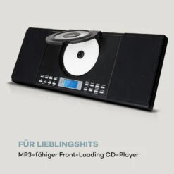Wallie Microsystem CD-Player Bluetooth USB-Port Fernbedienung Schwarz -Haushaltsgeräte Förderung 10033227 de 0005 logo