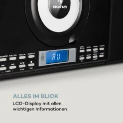 Wallie Microsystem CD-Player Bluetooth USB-Port Fernbedienung Schwarz -Haushaltsgeräte Förderung 10033227 de 0007 logo