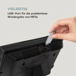 Wallie Microsystem CD-Player Bluetooth USB-Port Fernbedienung Schwarz -Haushaltsgeräte Förderung 10033227 de 0008 logo