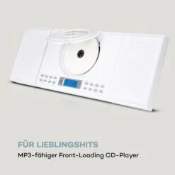Wallie Microsystem CD-Player Bluetooth USB-Port Fernbedienung Weiß -Haushaltsgeräte Förderung 10033228 de 0005 logo