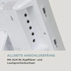 Wallie Microsystem CD-Player Bluetooth USB-Port Fernbedienung Weiß -Haushaltsgeräte Förderung 10033228 de 0009 logo