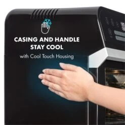 AeroVital Cube Heißluftfritteuse 1600W 12l Timer 16 Programme Schwarz -Haushaltsgeräte Förderung 10033248 yy 0007 logo Klarstein AeroVital Cube Heissluftfritteuse schwarz reedit