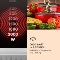 MisterCook Kochplatte Infrarot 2000W 90-650°C Abschalttimer 12 MisterCook Kochplatte Infrarot 2000W 90-650°C Abschalttimer -Haushaltsgeräte Förderung 10033281 de 0005 logo