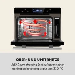 MasterFresh Dampfbackofen 230°C 24l Touch-Bedienfeld Schwarz -Haushaltsgeräte Förderung 10033284 de 0004 logo