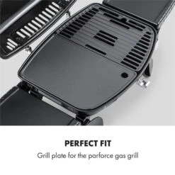 Parforce Grillplatte Glatt Zubehör Gusseisen Fettablauf Schwarz -Haushaltsgeräte Förderung 10033299 yy 0002 logo Klarstein Parforce Grillplatte Zubehoer schwarz