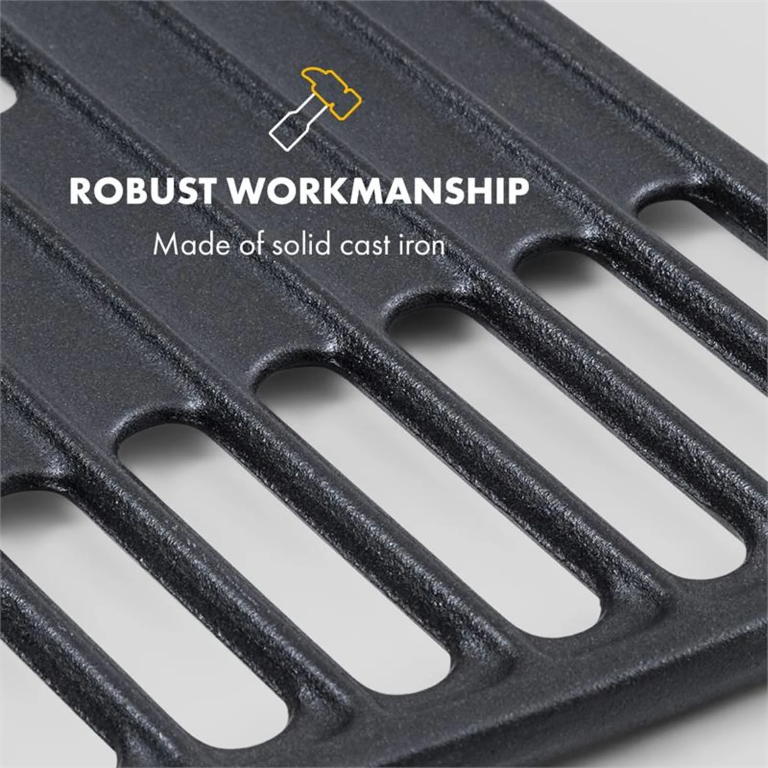 Parforce Grillrost Zubehör Gusseisen Schwarz 5 Parforce Grillrost Zubehör Gusseisen Schwarz - Image 3