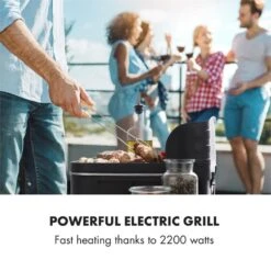 Porterhouse Elektrogrill 2200W Antihaft-Grillfläche Schwarz 12 Porterhouse Elektrogrill 2200W Antihaft-Grillfläche Schwarz -Haushaltsgeräte Förderung 10033322 yy 0002 logo Klarstein Porterhouse Elektrogrill 2200W schwarz