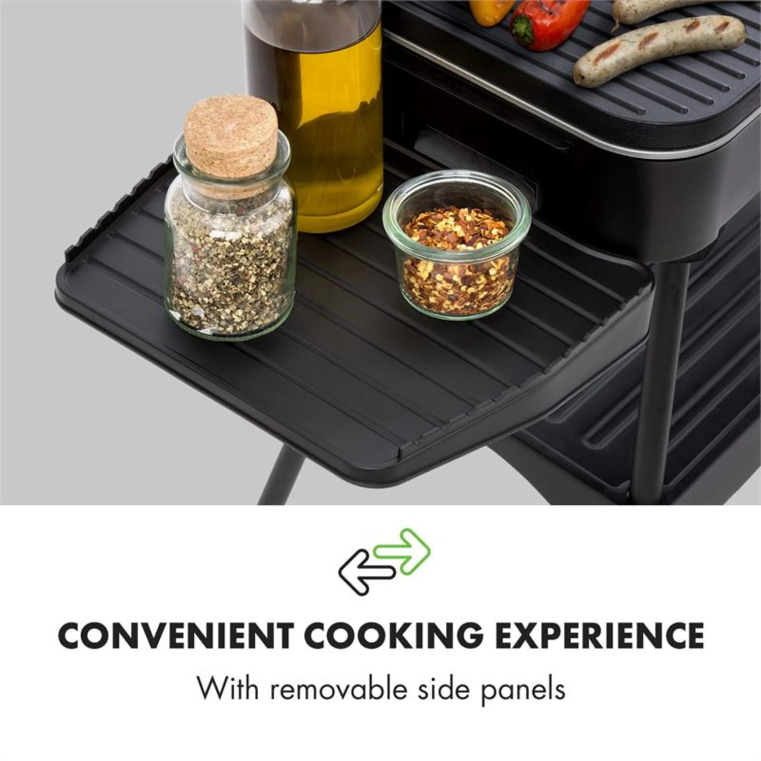 Porterhouse Elektrogrill 2200W Antihaft-Grillfläche Schwarz 5 Porterhouse Elektrogrill 2200W Antihaft-Grillfläche Schwarz - Image 3