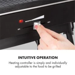 Porterhouse Elektrogrill 2200W Antihaft-Grillfläche Schwarz 17 Porterhouse Elektrogrill 2200W Antihaft-Grillfläche Schwarz -Haushaltsgeräte Förderung 10033322 yy 0007 logo Klarstein Porterhouse Elektrogrill 2200W schwarz