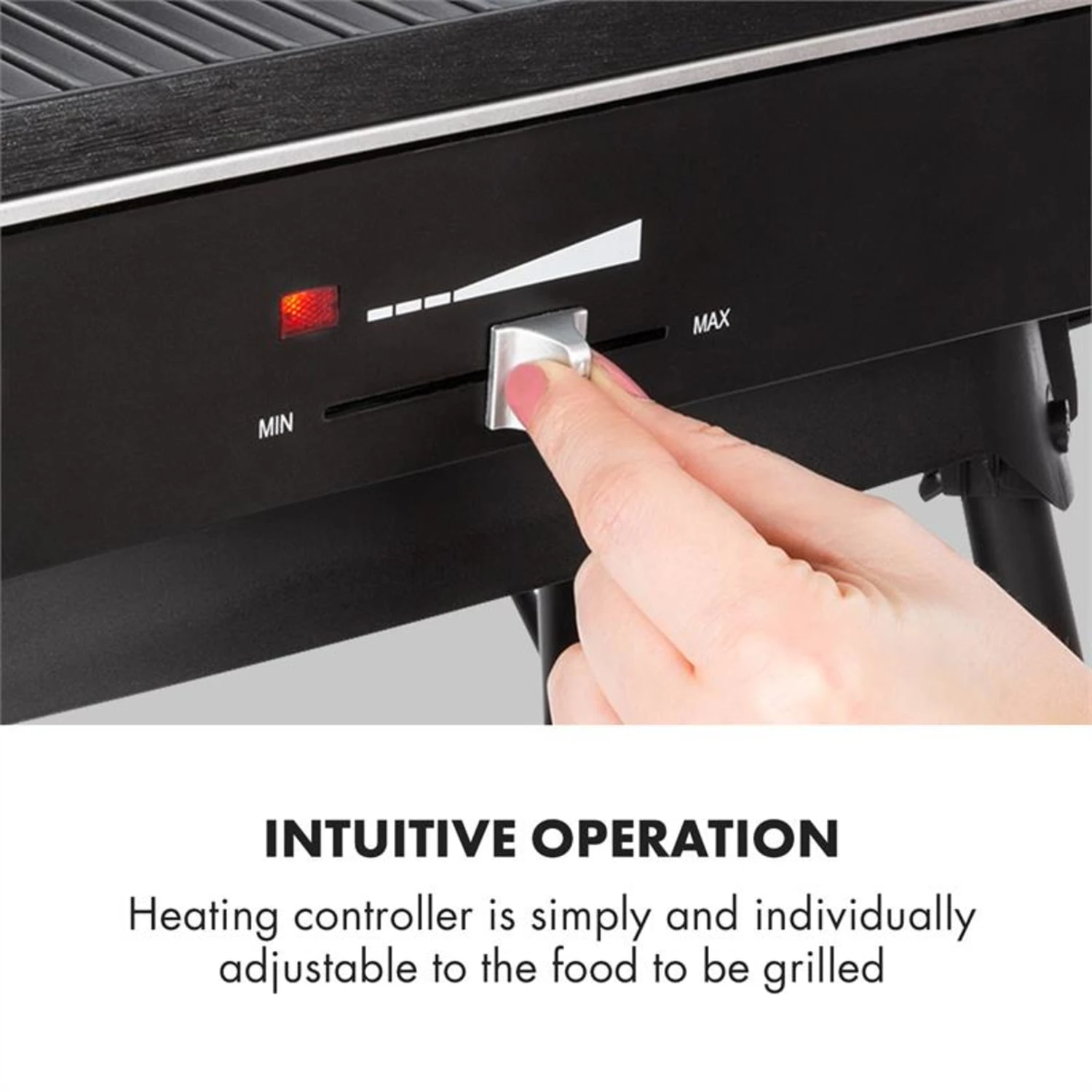 Porterhouse Elektrogrill 2200W Antihaft-Grillfläche Schwarz 9 Porterhouse Elektrogrill 2200W Antihaft-Grillfläche Schwarz - Image 7