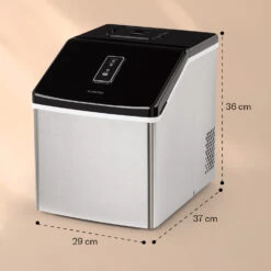 Clearcube Eiswürfelmaschine Klareis 13kg/24h Edelstahl Schwarz -Haushaltsgeräte Förderung 10033350 yy 0011 dimensions