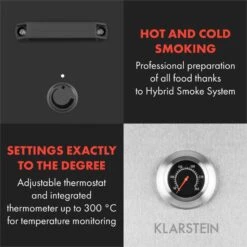 Flintstone Steel Räucherofen 1600 W Integriertes Thermometer Edelstahl 12 Flintstone Steel Räucherofen 1600 W Integriertes Thermometer Edelstahl -Haushaltsgeräte Förderung 10033372 yy 0004 logo Klarstein Flintstone Steel Raeucherofen Edelstahl reedit