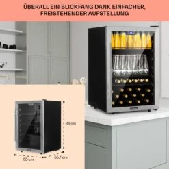 Beersafe 5XL Kühlschrank 148 Liter 3 Böden Panoramaglastür Edelstahl 14 Beersafe 5XL Kühlschrank 148 Liter 3 Böden Panoramaglastür Edelstahl -Haushaltsgeräte Förderung 10033435 DE 0006 usp