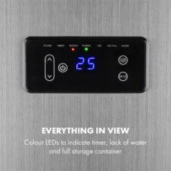 Glacial XL Profi-Eiswürfelmaschine 38kg/d 15l LED Edelstahl Schwarz -Haushaltsgeräte Förderung 10033442 yy 0005 logo Klarstein Glacial XL Profi Eiswuerfelmaschine 15 L