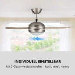 El Paso Deckenventilator & Lampe Ø 132 Cm 10.344 M³/h 180 U/min 49 DB -Haushaltsgeräte Förderung 10033493 de 0005 logo