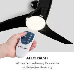 Klarstein Figo Deckenventilator 2-in-1 Mit Deckenleuchte Ø 132 Cm -Haushaltsgeräte Förderung 10033505 de 0003 logo