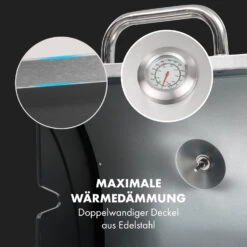 Gazooka 2.0T Gas BBQ Grill 2x3kW Brenner Edelstahl -Haushaltsgeräte Förderung 10033532 de 0007 logo