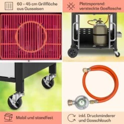 Tomahawk 3.1 S Gasgrill 3x3,6kW Brenner+2,7 KW 60x45cm Grill Edelstahl -Haushaltsgeräte Förderung 10033567 de 0005 usp
