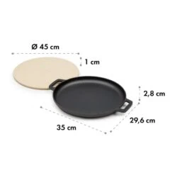 Tomahawk 3.1 S Brat & Back-Set Pfanne Pizzastein Ø29 Cm 11 Tomahawk 3.1 S Brat & Back-Set Pfanne Pizzastein Ø29 Cm -Haushaltsgeräte Förderung 10033568 yy 0006 logo Klarstein Tomahawk Brat and Back Set