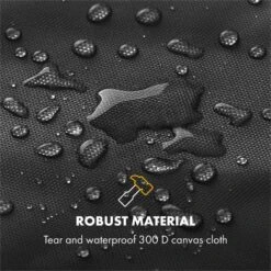 Tomahawk 3.1 S Wetterschutzhaube 300D Canvas 30/70% PE/PVC Schwarz -Haushaltsgeräte Förderung 10033569 yy 0003 logo Klarstein Tomahawk S Wetterschutzhaube schwarz