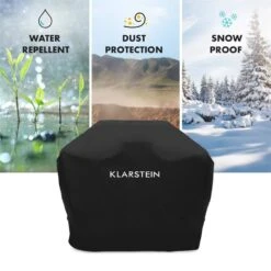 Tomahawk 3.1 S Wetterschutzhaube 300D Canvas 30/70% PE/PVC Schwarz -Haushaltsgeräte Förderung 10033569 yy 0005 logo Klarstein Tomahawk S Wetterschutzhaube schwarz