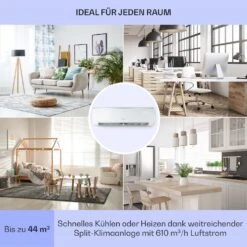 Windwaker Eco Split-Klimaanlage 9.000 BTU/2,7 KW Luftdurchsatz 610 M³/h Max. A++ 14 Windwaker Eco Split-Klimaanlage 9.000 BTU/2,7 KW Luftdurchsatz 610 M³/h Max. A++ -Haushaltsgeräte Förderung 10033600 de 0005 usp