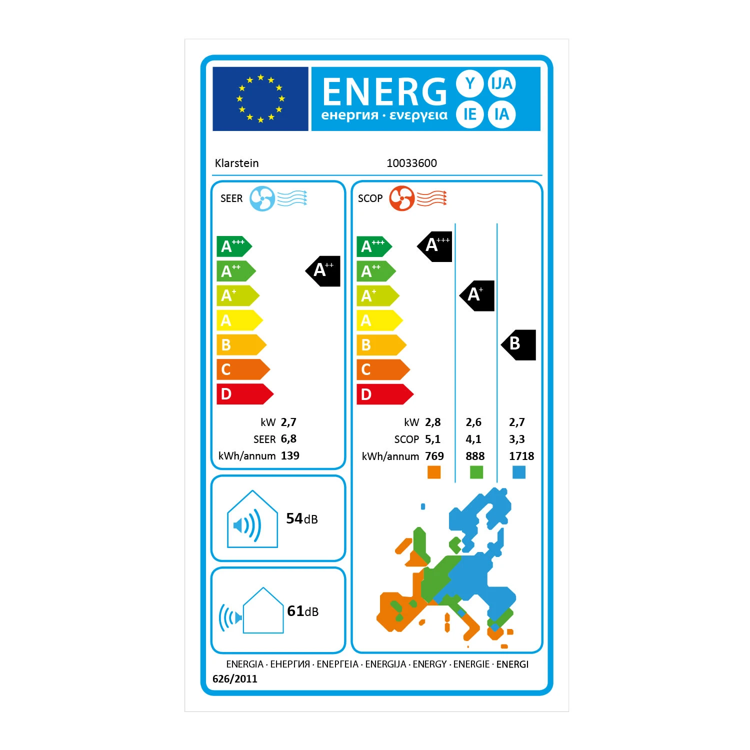 Windwaker Eco Split-Klimaanlage 9.000 BTU/2,7 KW Luftdurchsatz 610 M³/h Max. A++ 10 Windwaker Eco Split-Klimaanlage 9.000 BTU/2,7 KW Luftdurchsatz 610 M³/h Max. A++ - Image 8