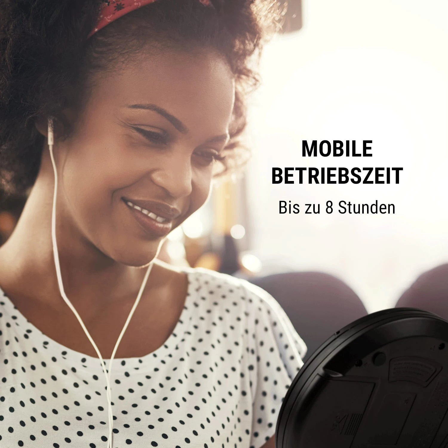 CDC 100 BT Discman BT-Funktion LCD ASP 2x1,5V Schwarz 4 CDC 100 BT Discman BT-Funktion LCD ASP 2x1,5V Schwarz - Image 2