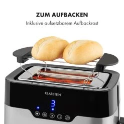 Arabica Toaster 920W LED-Display Touch-Bedienfeld Edelstahl -Haushaltsgeräte Förderung 10033728 de 0005 logo