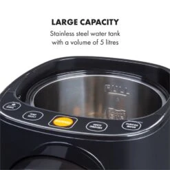 Hot Spring Plus Heißwasserspender 5l Edelstahl-Wassertank 45-95 °C -Haushaltsgeräte Förderung 10033753 yy 0005 logo Klarstein Hot Spring Heisswasserspender schwarz