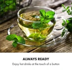 Hot Spring Plus Heißwasserspender 5l Edelstahl-Wassertank 45-95 °C -Haushaltsgeräte Förderung 10033753 yy 0008 logo Klarstein Hot Spring Heisswasserspender schwarz