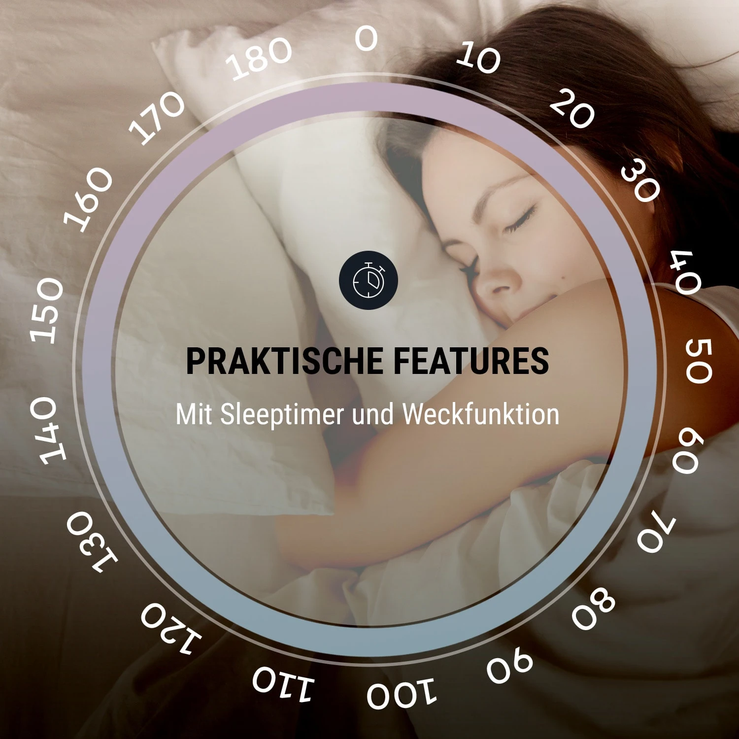 Streamo Chef Küchenradio CD-Player BT 2,4"HCC Display Silber 10 Streamo Chef Küchenradio CD-Player BT 2,4"HCC Display Silber - Image 8