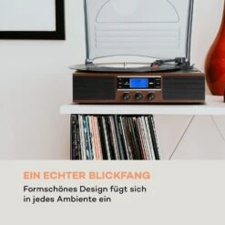 TT-138 DAB Plattenspieler DAB+/FM Riemenantrieb 33/45 U/min Line-Out -Haushaltsgeräte Förderung 10034092 de 0004 logo