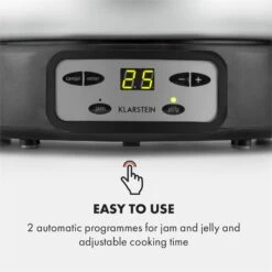 Jam Session Marmeladen- Und Geleekocher 1000W 2 Automatikprogramme -Haushaltsgeräte Förderung 10034109 yy 0004 logo Klarstein Jam Session Marmeladen und Geleekocher