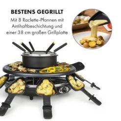 Fonduelette Raclette Und Fondue 1350W 1 Liter 38 Cm Ø Für 8 Personen -Haushaltsgeräte Förderung 10034138 de 0003 logo