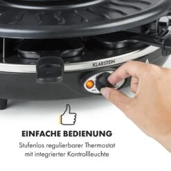 Fonduelette Raclette Und Fondue 1350W 1 Liter 38 Cm Ø Für 8 Personen -Haushaltsgeräte Förderung 10034138 de 0004 logo