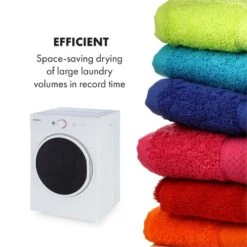 Jet Set Mini-Wäschetrockner Ablufttrockner 1020W EEK C 3kg 50cm Weiß -Haushaltsgeräte Förderung 10034158 yy 0005 logo Klarstein Jet Set Waeschetrockner weiss