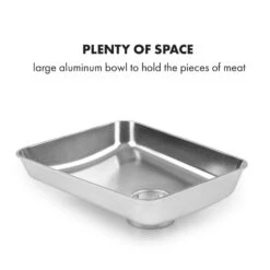 Kraftprotz Elektrischer Fleischwolf 700 W Kupfermotor Edelstahl -Haushaltsgeräte Förderung 10034215 yy 0007 logo Klarstein Kraftprotz elektrischer Fleischwolf weiss