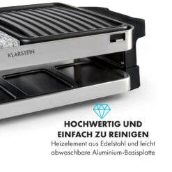 Sirloin Raclette 1500W Aluminium / Stein 8 Personen Kontroll-LED -Haushaltsgeräte Förderung 10034275 de 0003 logo