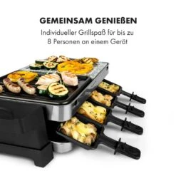 Sirloin Raclette 1500W Aluminium / Stein 8 Personen Kontroll-LED -Haushaltsgeräte Förderung 10034275 de 0005 logo