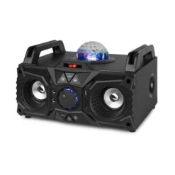 KAR100 Sing Station 100W Akku USB Bluetooth AUX-Eingang Schwarz -Haushaltsgeräte Förderung 10034295 yy 0008 front Fenton KAR100 Sing Station 100W schwarz