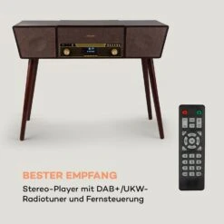 Belle Epoque 1912 Retro-Plattenspieler CD BT USB DAB+/UKW Braun -Haushaltsgeräte Förderung 10034402 de 0003 logo